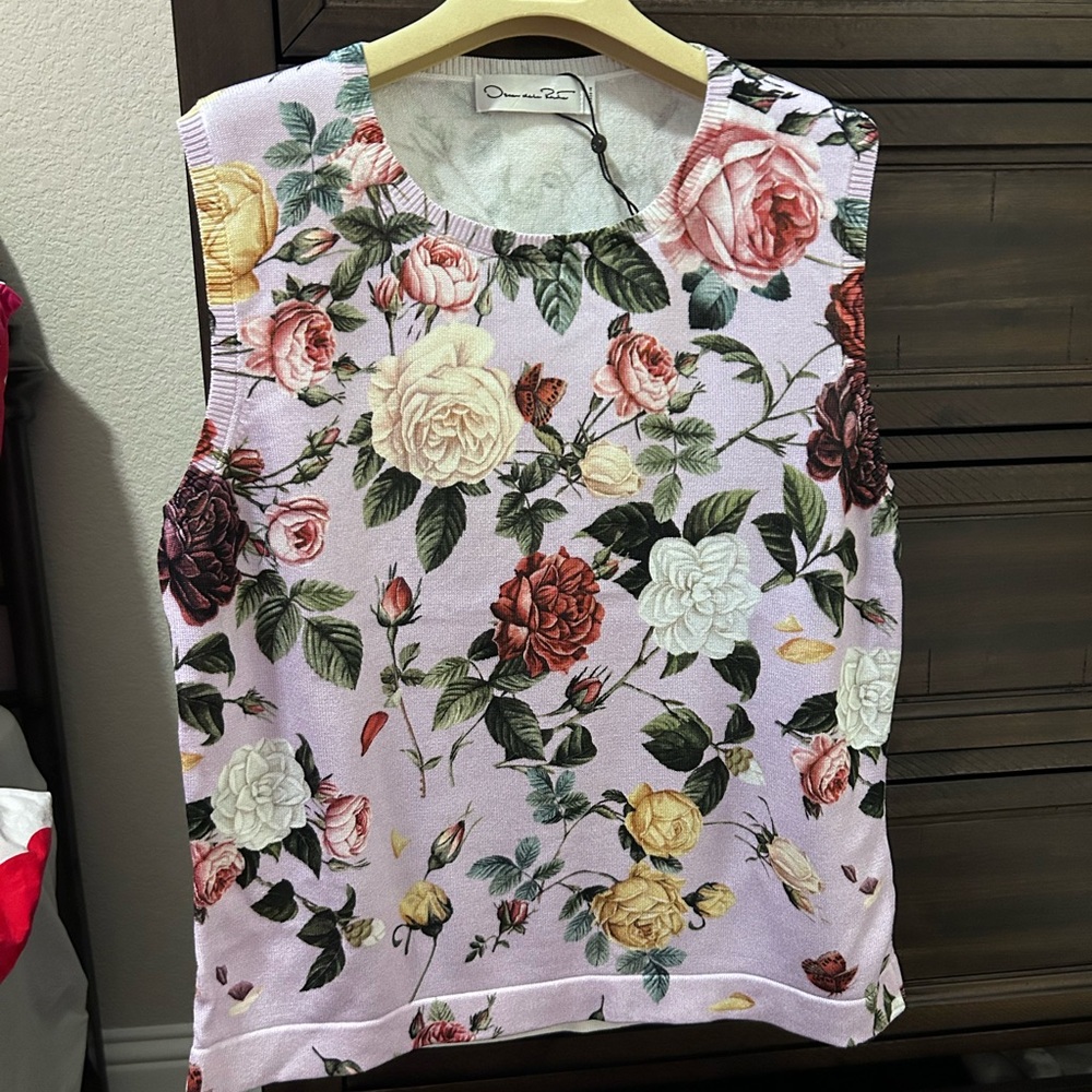 Floral Sleeveless Top